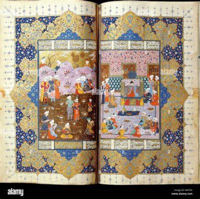 The Shahnameh Illumination: A Symphony of Gold and Intricate Storytelling!