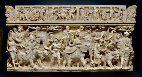 The Sarcophagus of Eutychius: A Triumph of Late Roman Stonework and Exquisite Symbolic Depth!