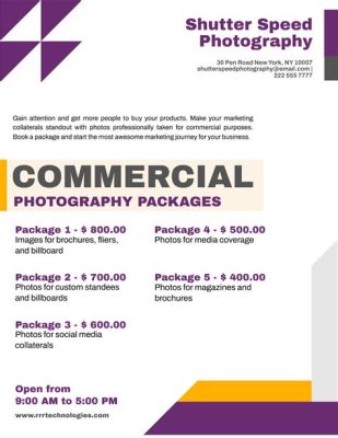 Commercial Photography Rates: A Kaleidoscope of Creativity and Commerce